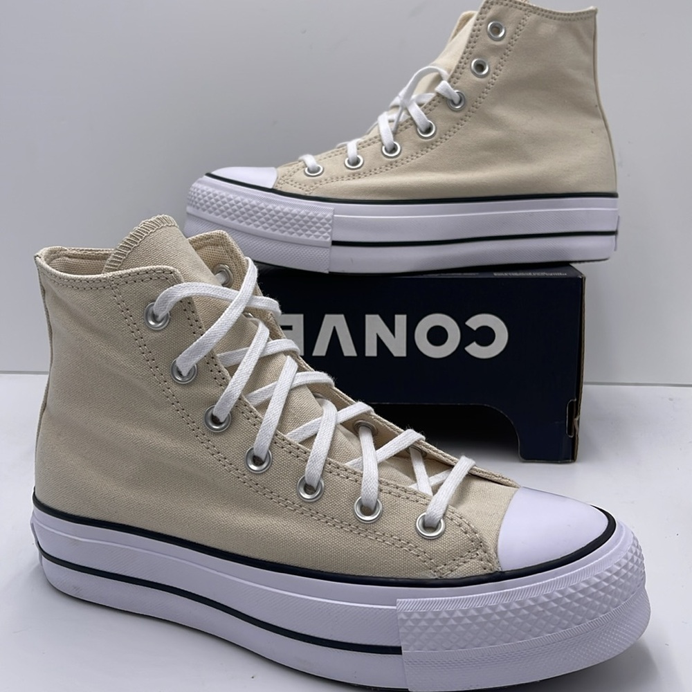 Converse WMNS Cream High-Top Platform Sneakers A08214F
CTAS LIFT HI
NATURAL IVOR - Picture 15 of 16